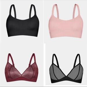 Bundle of 4 Knix Bralettes M+